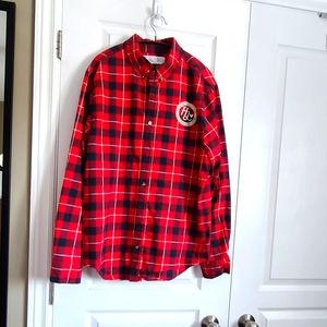 Mens Disneyland Flannel Shirt
